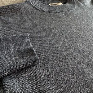 Classic blue Women's Crew Neck Sweater Lurex